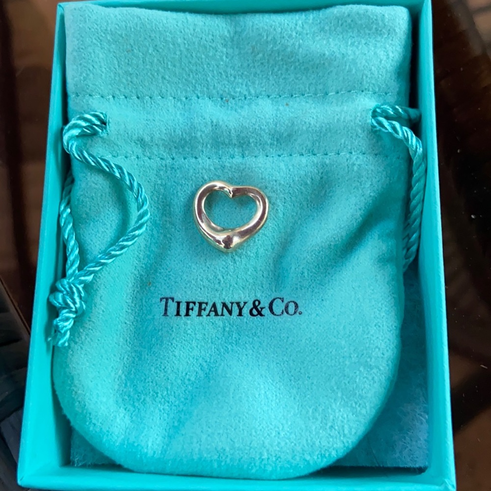 Tiffany’s Pendent - Elsa Perreti Sterling Silver Open Heart